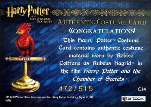 C14 - Rubeus Hagrid's Shirt - Back