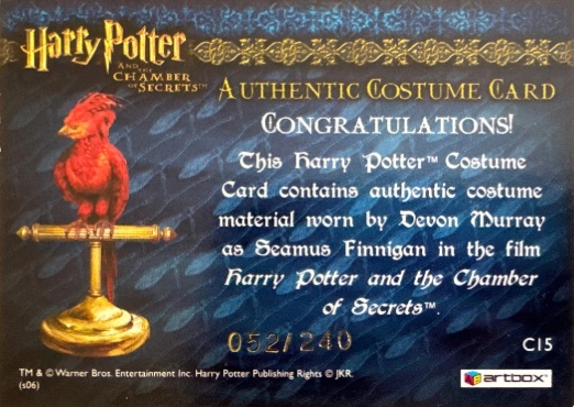 C15 - Seamus Finnigan's Tan Jacket - Back