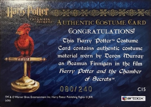 C15 - Seamus Finnigan's Tan Jacket - Back