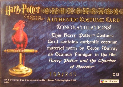 C15 - Seamus Finnigan's Tan Jacket - Back