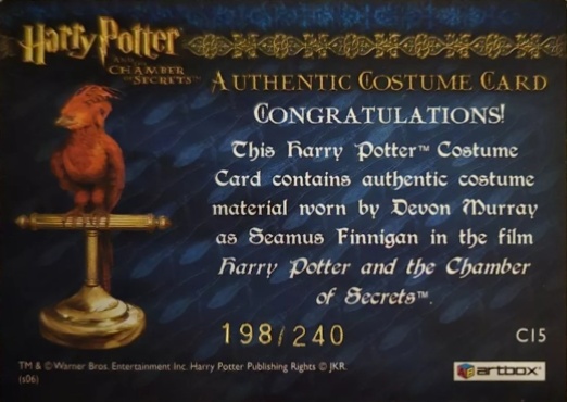 C15 - Seamus Finnigan's Tan Jacket - Back