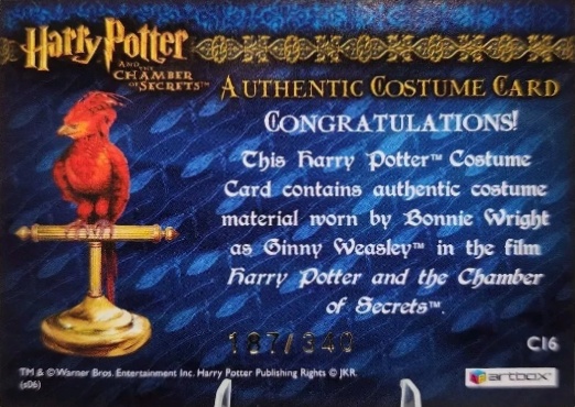 C16 - Ginny Weasley's Pink Pajamas - Back