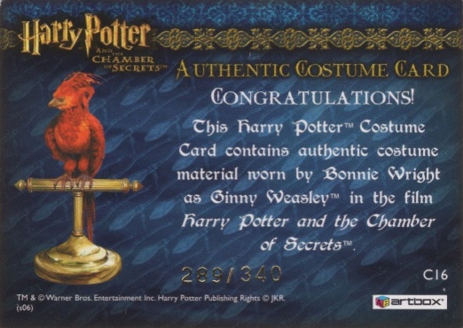 C16 - Ginny Weasley's Pink Pajamas - Back