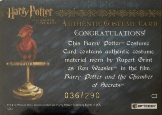 C2 - Ron Weasley's Pinky Brown Jumper - Back