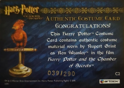 C2 - Ron Weasley's Pinky Brown Jumper - Back