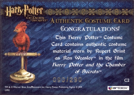 C2 - Ron Weasley's Pinky Brown Jumper - Back