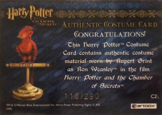 C2 - Ron Weasley's Pinky Brown Jumper - Back