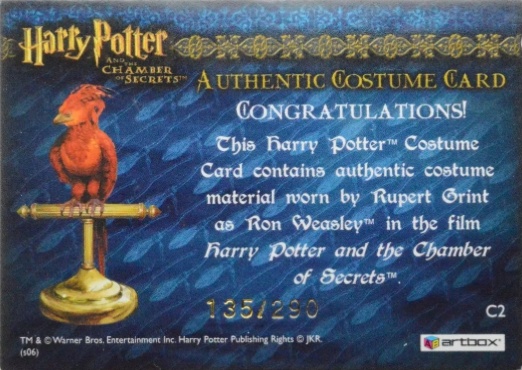 C2 - Ron Weasley's Pinky Brown Jumper - Back