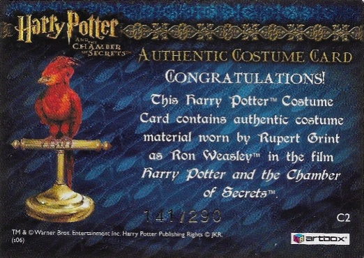 C2 - Ron Weasley's Pinky Brown Jumper - Back