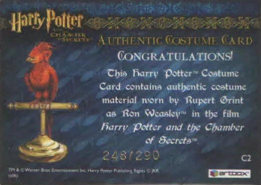 C2 - Ron Weasley's Pinky Brown Jumper - Back