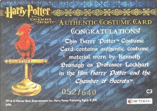 C3 - Proffessor Lockhart's Jacket - Back