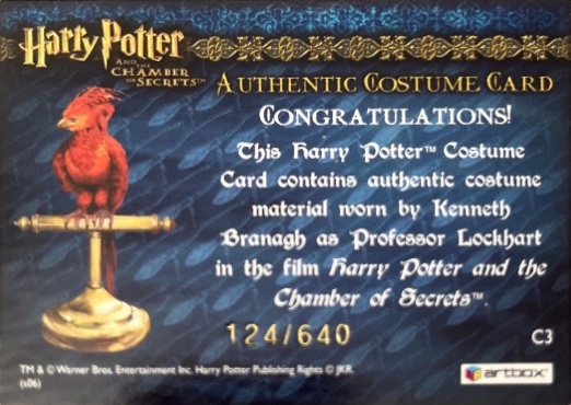 C3 - Proffessor Lockhart's Jacket - Back