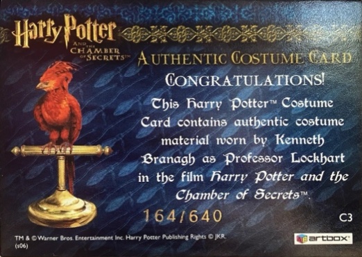 C3 - Proffessor Lockhart's Jacket - Back