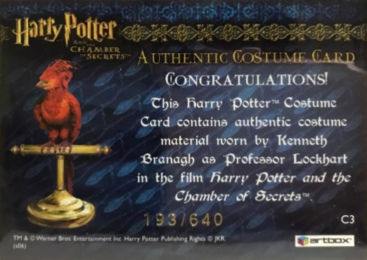 C3 - Proffessor Lockhart's Jacket - Back