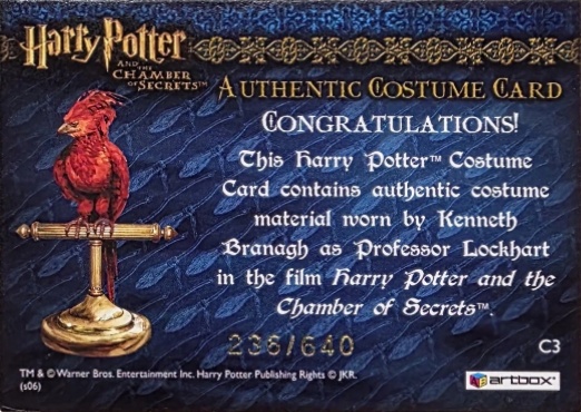 C3 - Proffessor Lockhart's Jacket - Back