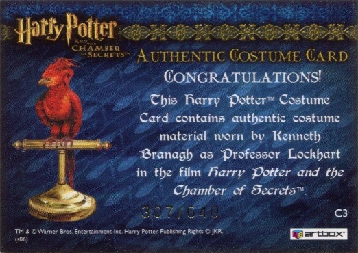 C3 - Proffessor Lockhart's Jacket - Back