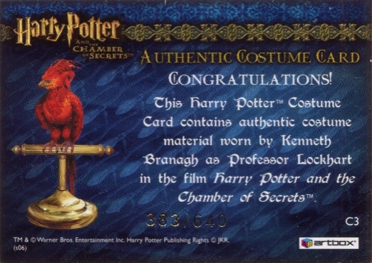 C3 - Proffessor Lockhart's Jacket - Back