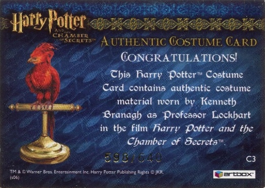 C3 - Proffessor Lockhart's Jacket - Back