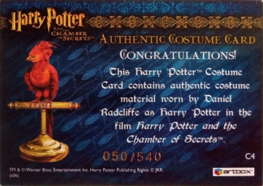 C4 - Harry Potter's Striped Shirt - Back