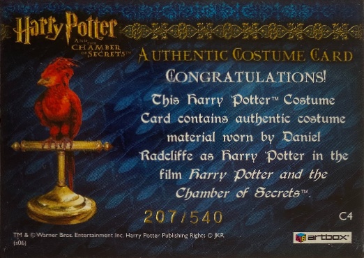 C4 - Harry Potter's Striped Shirt - Back