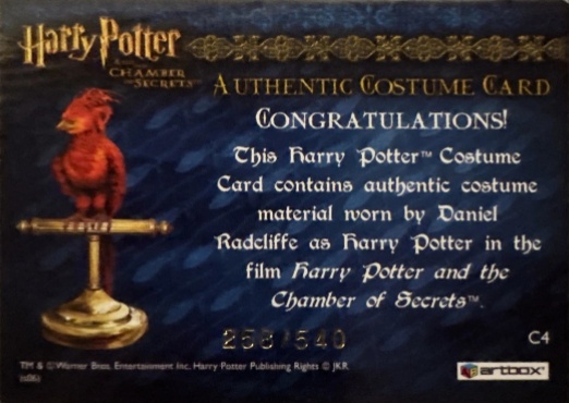 C4 - Harry Potter's Striped Shirt - Back