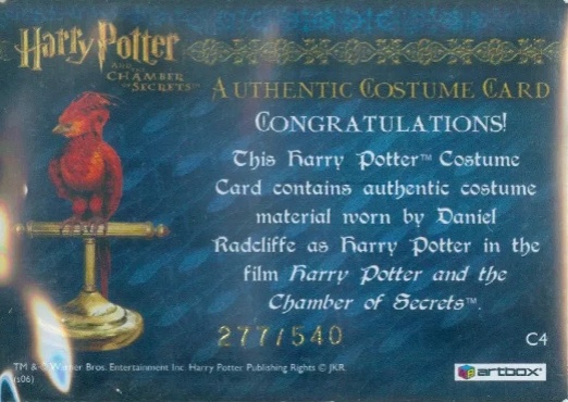 C4 - Harry Potter's Striped Shirt - Back