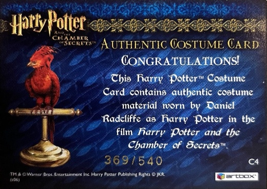 C4 - Harry Potter's Striped Shirt - Back