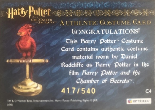 C4 - Harry Potter's Striped Shirt - Back