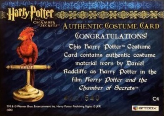 C4 - Harry Potter's Striped Shirt - Back