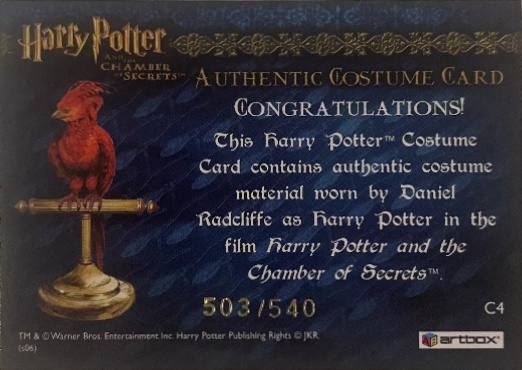 C4 - Harry Potter's Striped Shirt - Back