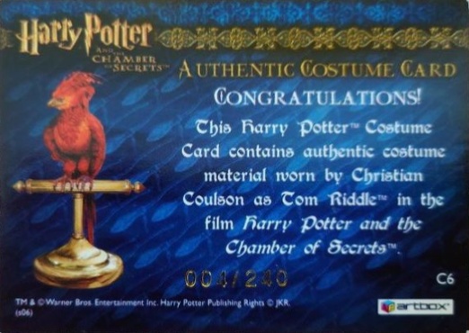 C6 - Tom Riddle's Jumper - Back