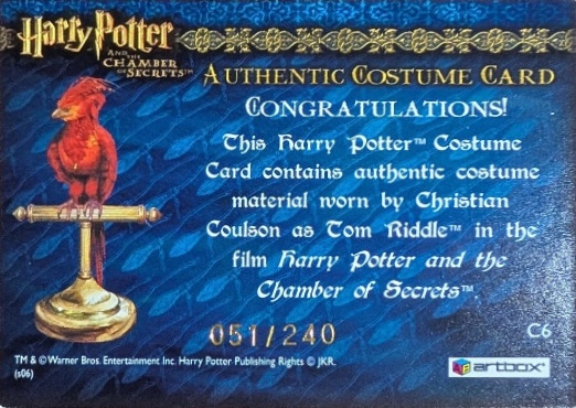 C6 - Tom Riddle's Jumper - Back