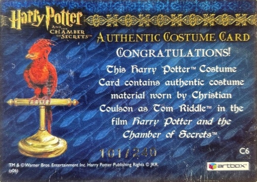 C6 - Tom Riddle's Jumper - Back