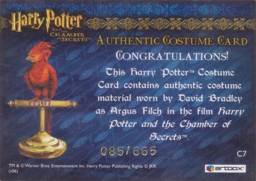 C7 - Argus Filch's Overcoat - Back