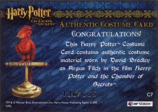 C7 - Argus Filch's Overcoat - Back