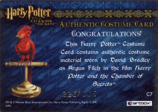 C7 - Argus Filch's Overcoat - Back