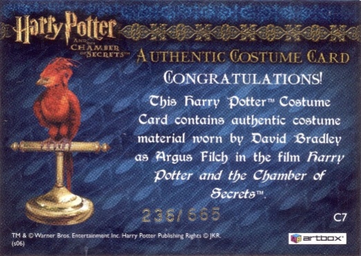 C7 - Argus Filch's Overcoat - Back