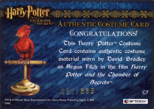 C7 - Argus Filch's Overcoat - Back