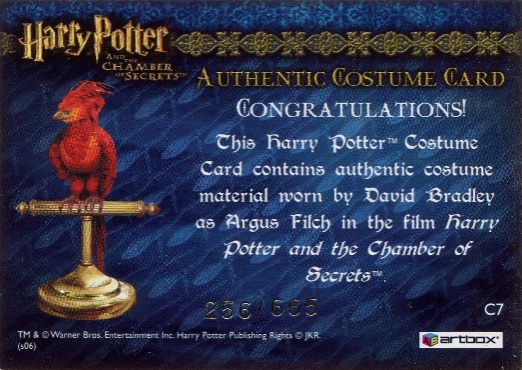 C7 - Argus Filch's Overcoat - Back