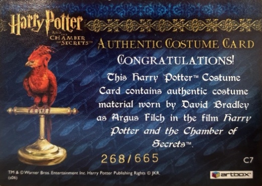 C7 - Argus Filch's Overcoat - Back