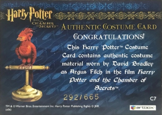 C7 - Argus Filch's Overcoat - Back