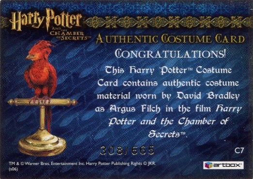 C7 - Argus Filch's Overcoat - Back