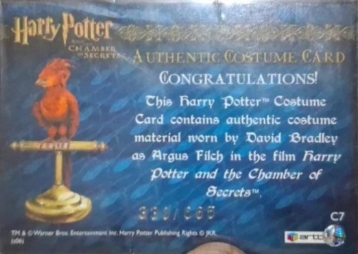 C7 - Argus Filch's Overcoat - Back