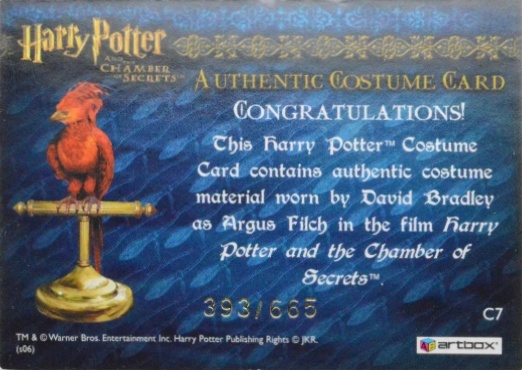 C7 - Argus Filch's Overcoat - Back