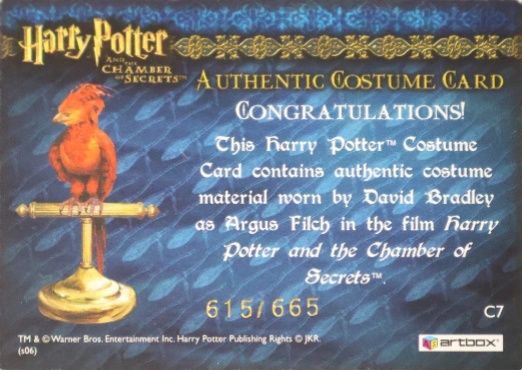 C7 - Argus Filch's Overcoat - Back