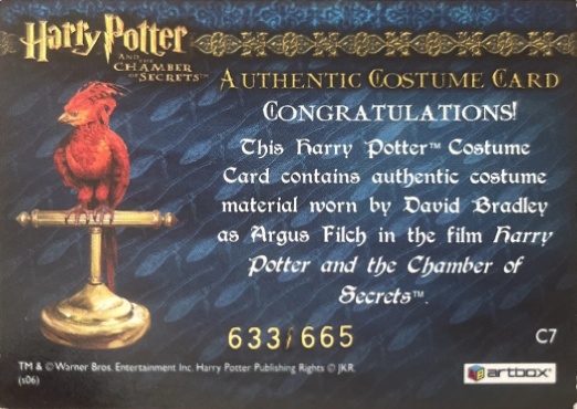 C7 - Argus Filch's Overcoat - Back