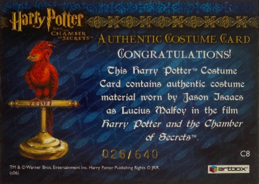 C8 - Lucius Malfoy's Overcloak - Back