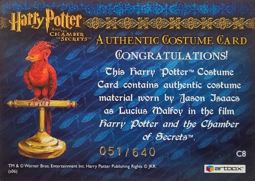 C8 - Lucius Malfoy's Overcloak - Back