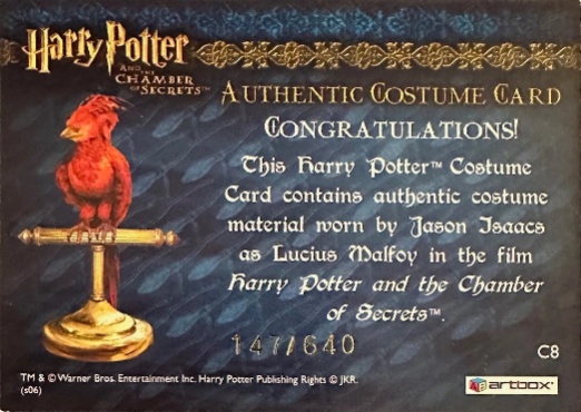 C8 - Lucius Malfoy's Overcloak - Back