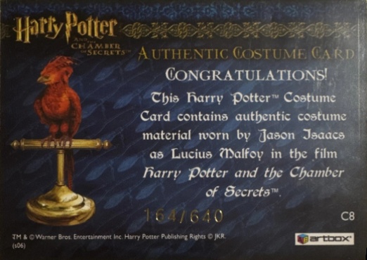 C8 - Lucius Malfoy's Overcloak - Back